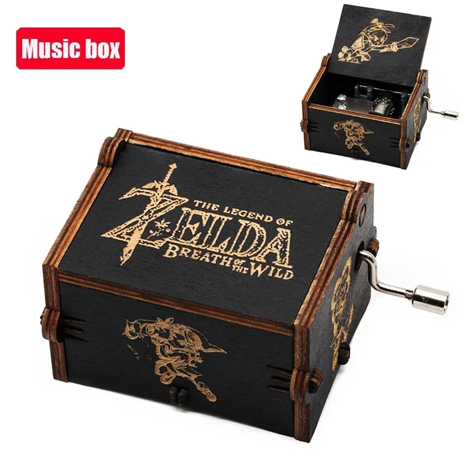 Legendary Zelda Adventure Wooden Music Box