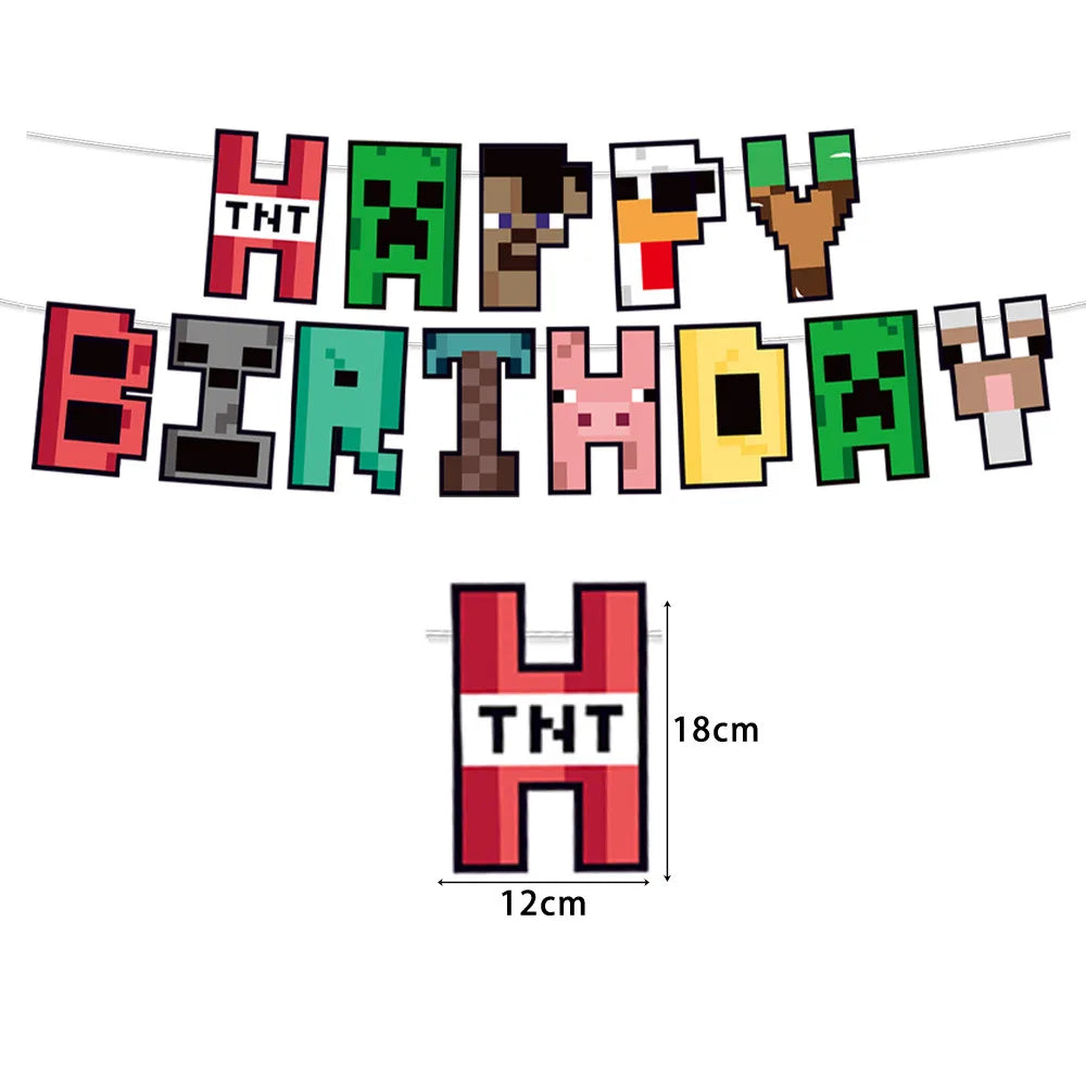 Minecraft Party Kit – Pixel Edition
