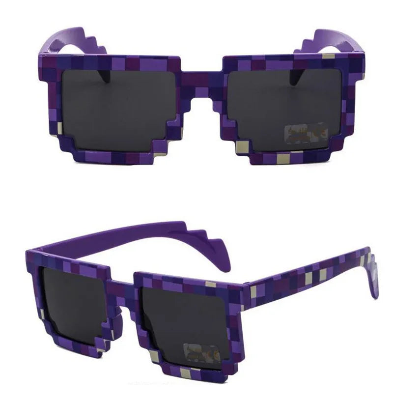 Kids Pixel Gamer Sunglasses – Minecraft Style Shades