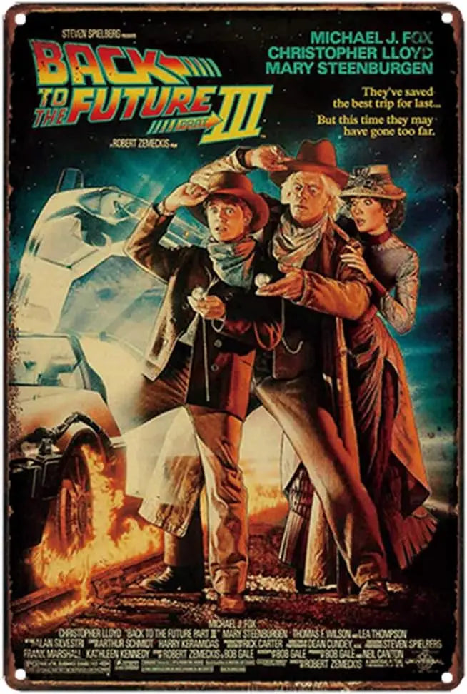 Retro American Films Metal Tin Poster