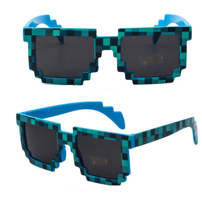 Kids Pixel Gamer Sunglasses – Minecraft Style Shades