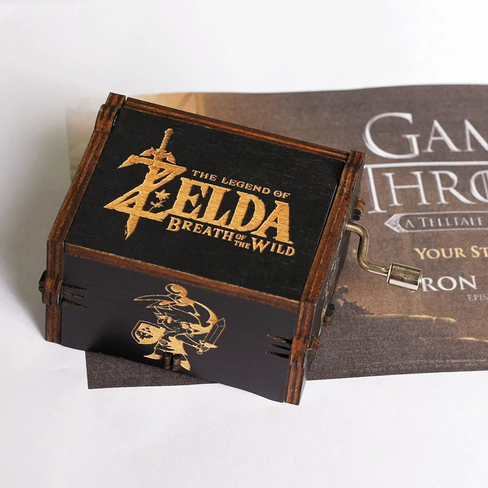 Legendary Zelda Adventure Wooden Music Box
