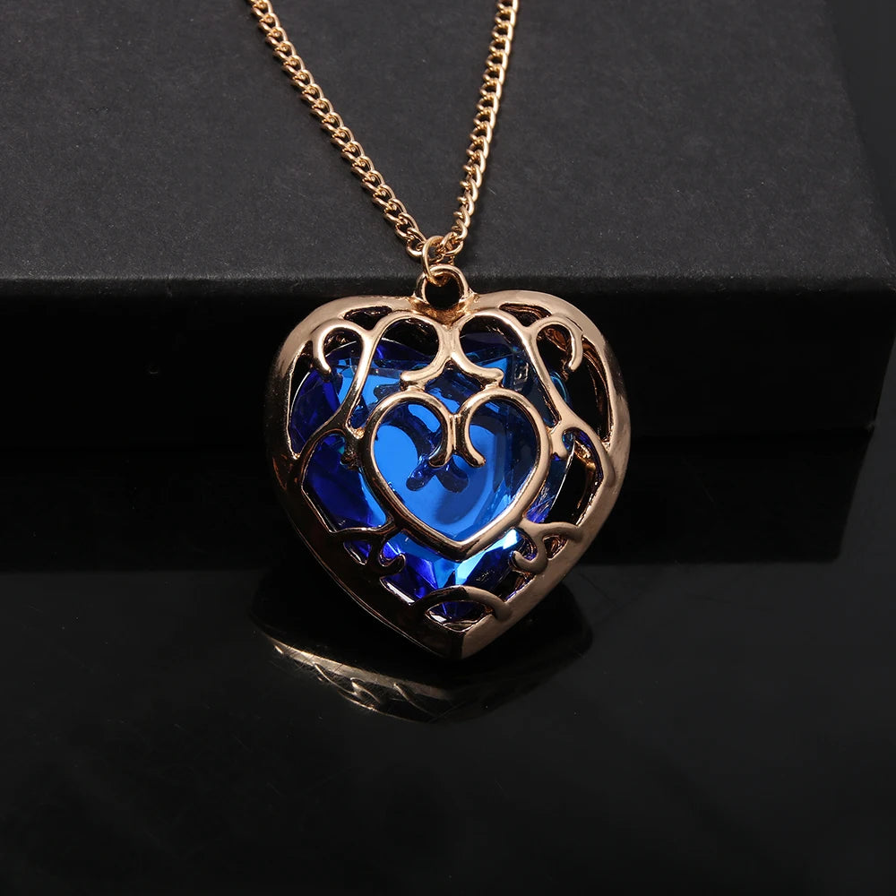 Legendary Zelda Heart Necklace Keyring