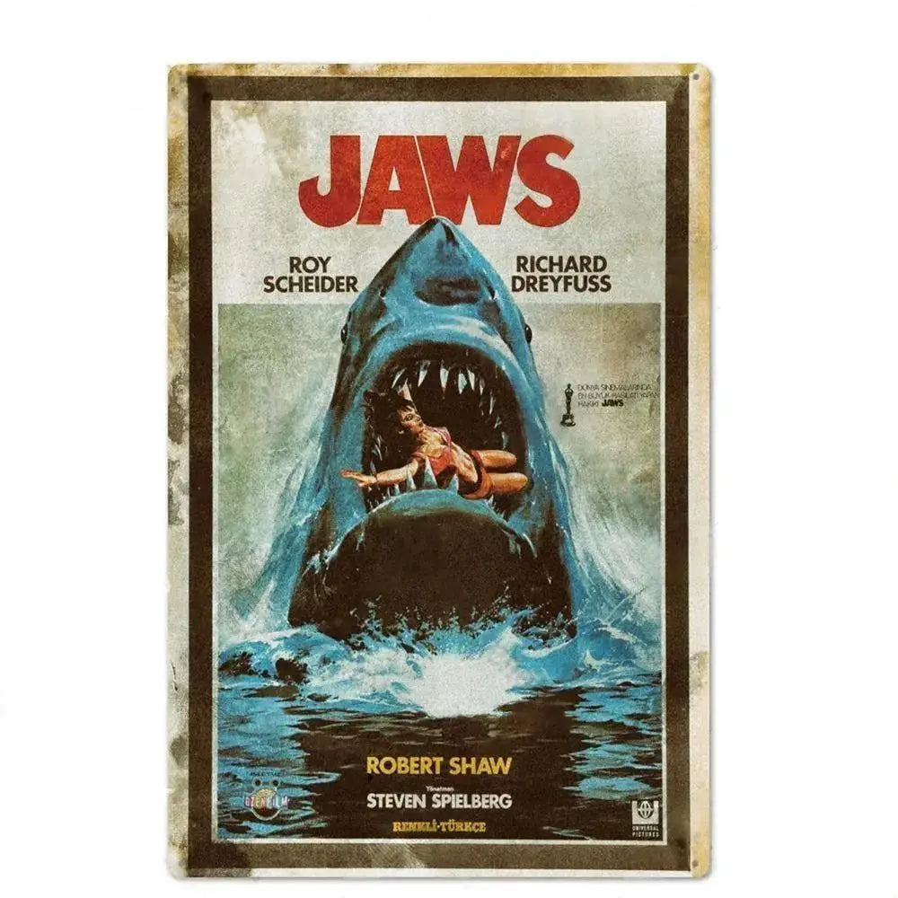 Retro American Films Metal Tin Poster