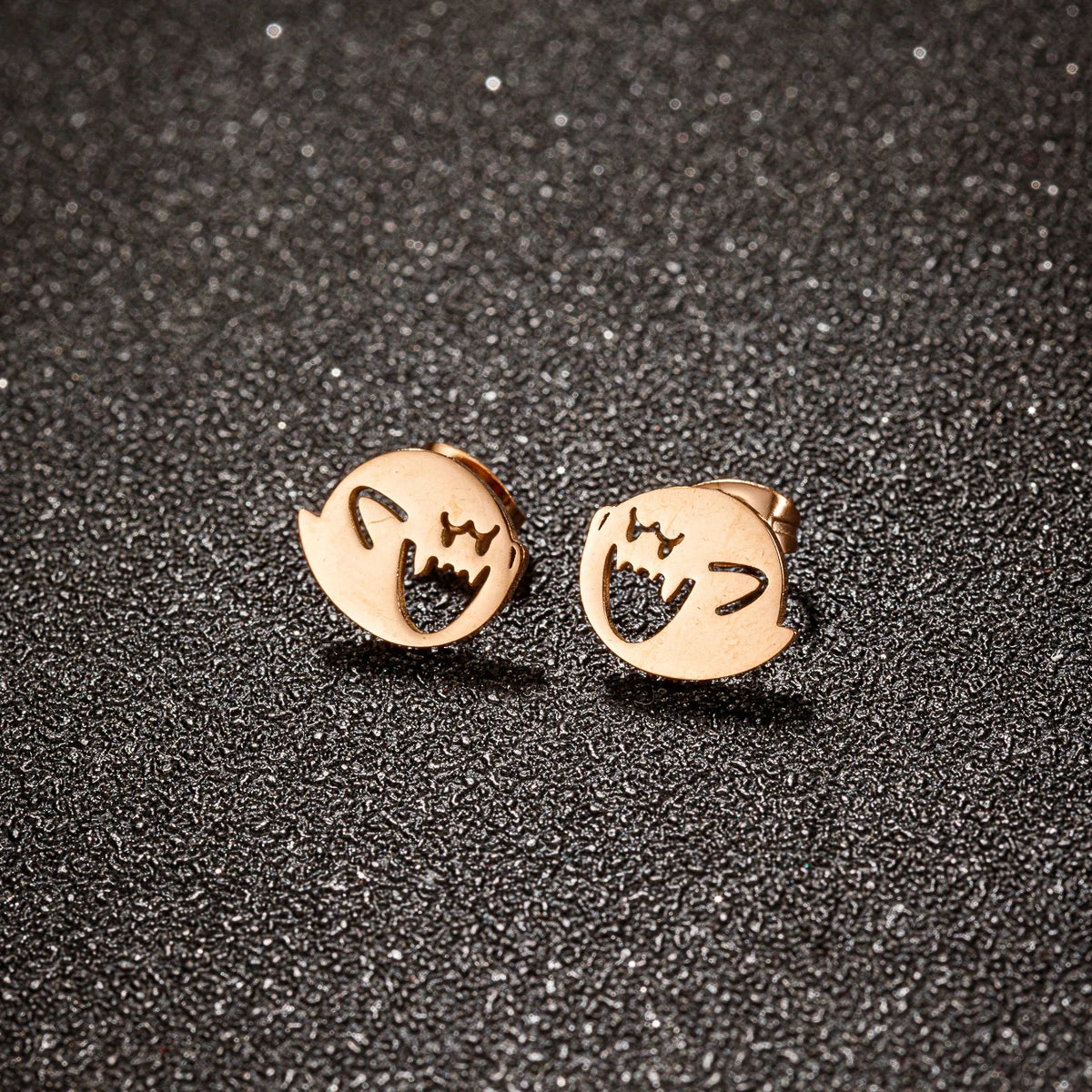 Mario Ghost Stud Earrings