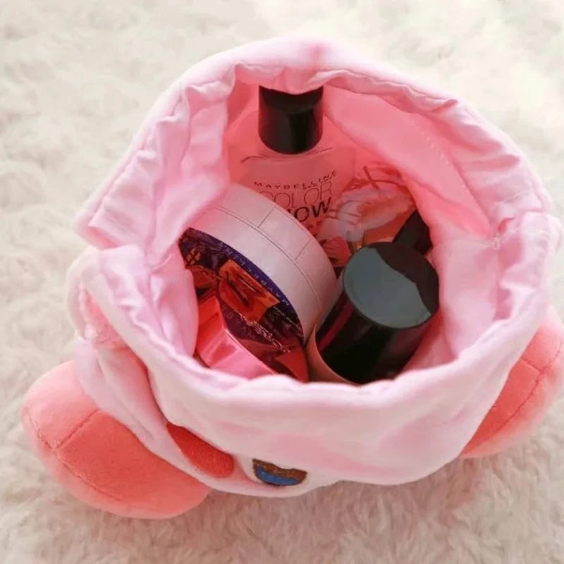 Kirby Drawstring Bag – Cute Retro Gamer Storage Sack