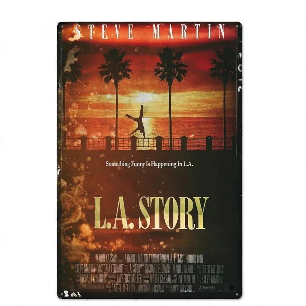Retro American Films Metal Tin Poster