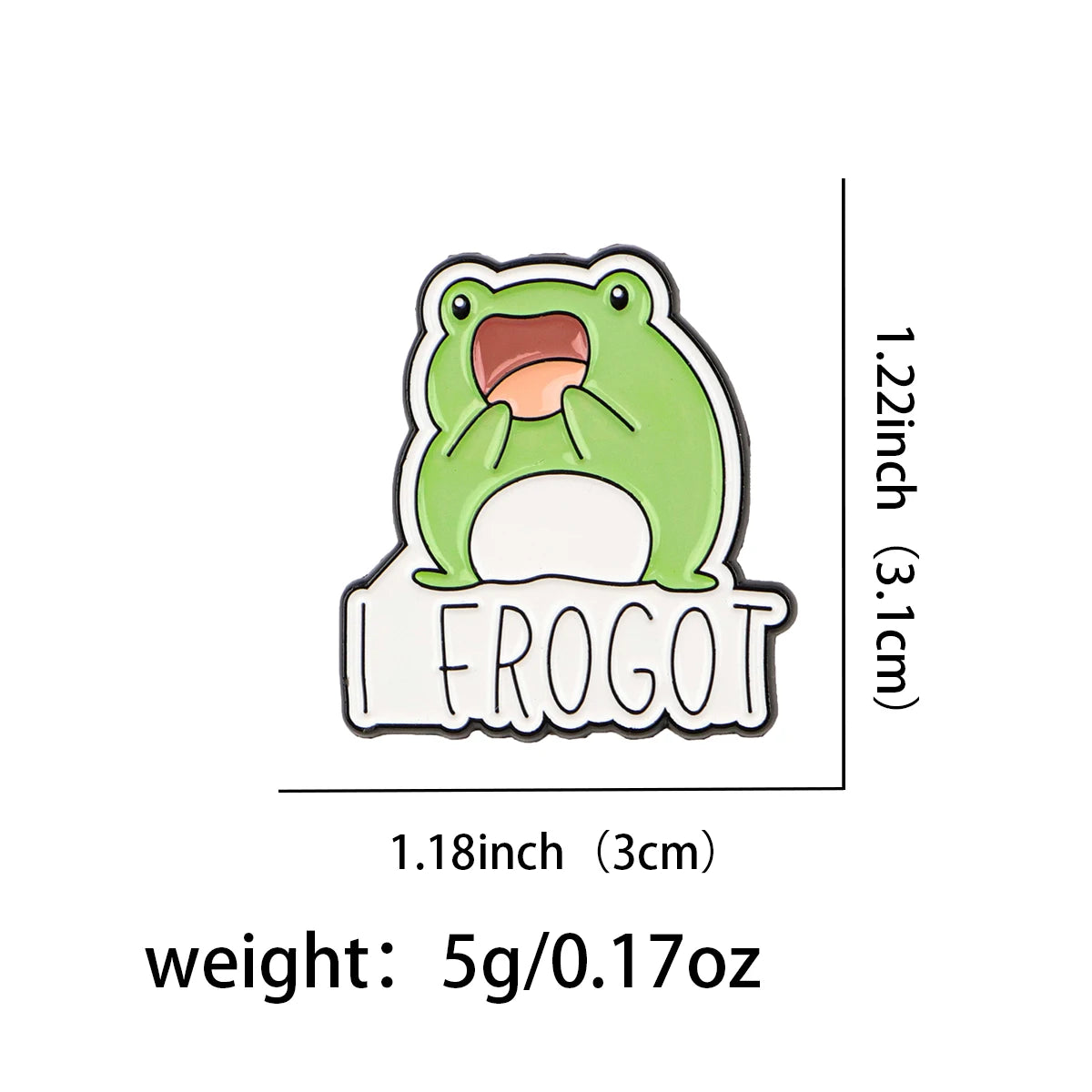 “I Frogot” Mood Pin 🐸