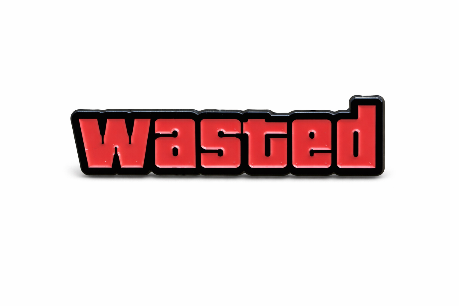 “WASTED” Enamel Pin
